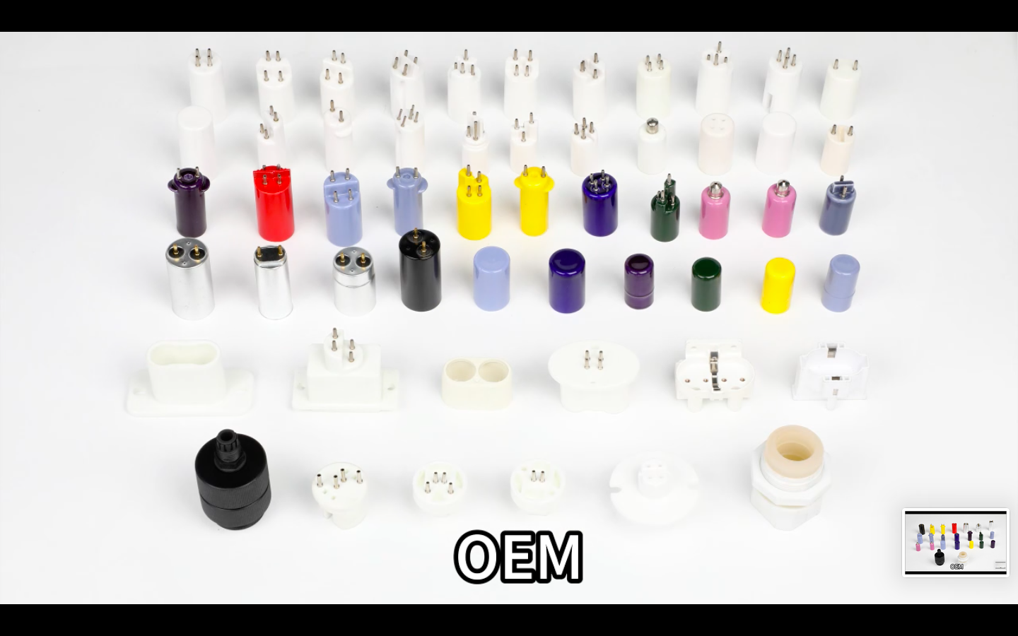 Base ceramica para várias lâmpadas UV